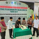 Penandatanganan. MOU antara Disdik Langkat / Kemenag Langkat.. dengan Rektor IAIN Lhokseumawe.Tentang Pelaksanaan PPG Guru Penddidikan Agama Islam (PAI) Daljab Tahun 2024